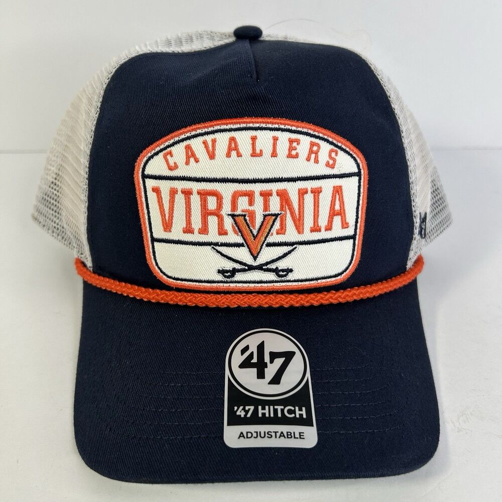 Virginia Cavaliers 47 Brand Hitch Golfer Rope SnapBack Adjustable Hat Cap NWT